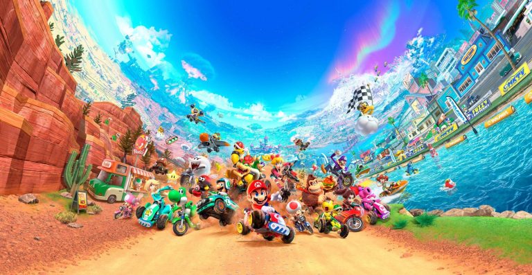 Une pluie d&rsquo;infos pour Mario Kart World